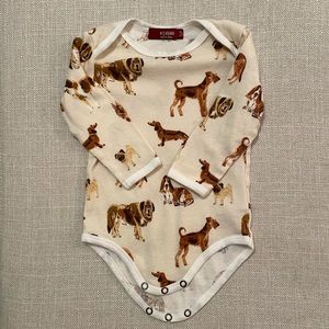 Milkbarn Dog Long Sleeve One Piece